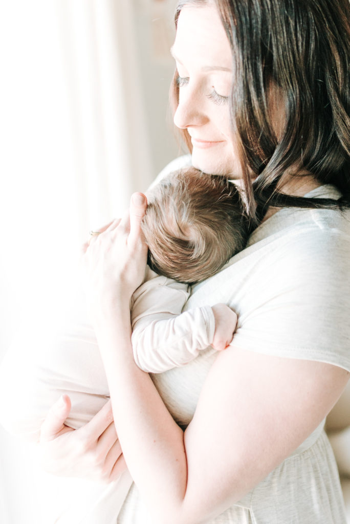 in home newborn sessions - Redding CA